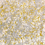 gold and silver abstract wall art